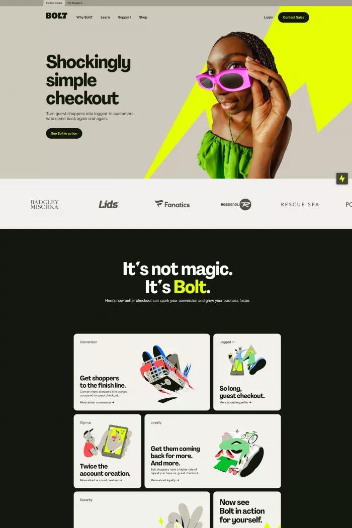 Bolt | Shockingly Simple Checkout